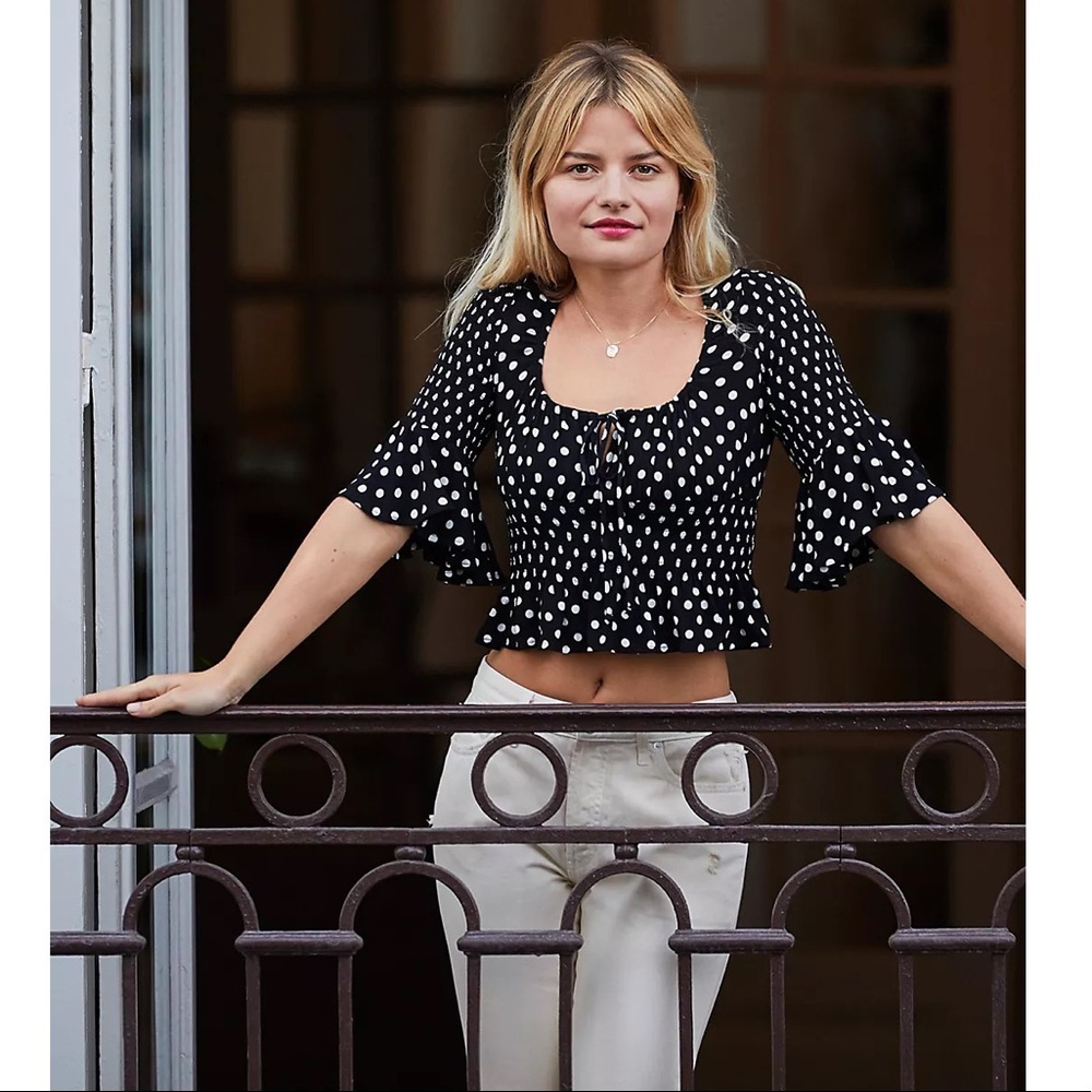 A Bit of Something Sweet Free People Top